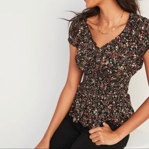 Old Navy Peplum Top NWOT